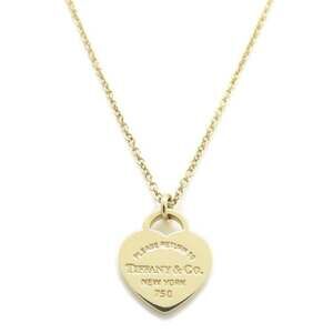 TIFFANY 18k Gold Heart Necklace